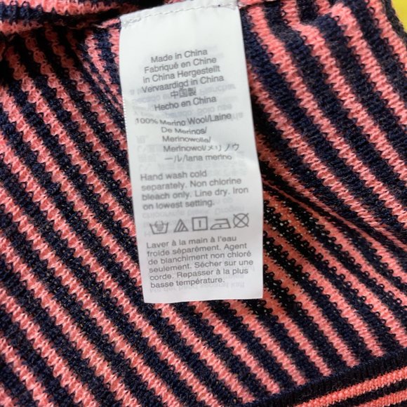 NEW~ J Crew Shoulder-button Sweater In Stripe Size M - Picture 9 of 9